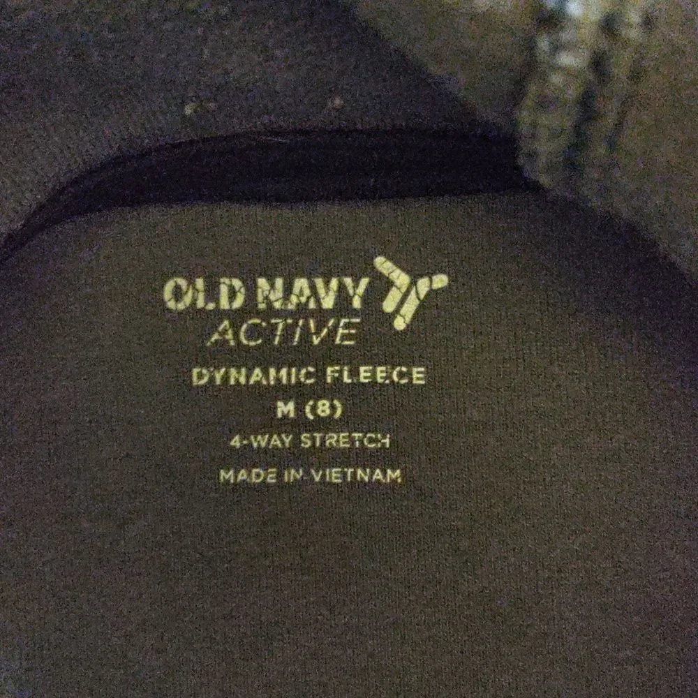 Old Navy hoodie size 8 Gray black tie dye activewear cotton spring unisex